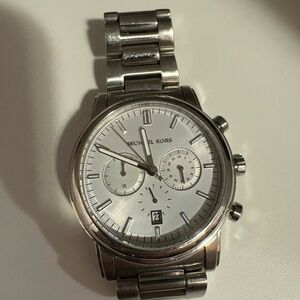 Michael Kors Silver Stainless Steel Watch